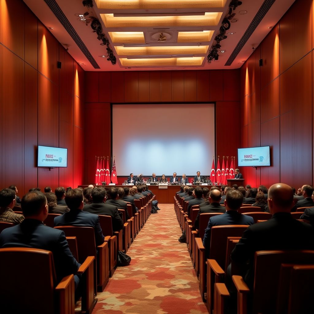 İstanbul'da düzenlenen liderlik zirvesinden bir kare